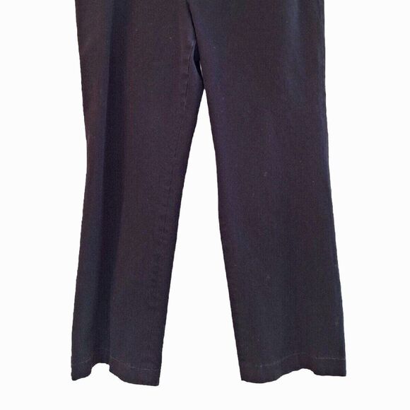 LRL Adelle Pants Black 14 Mid Rise Stretch Trousers Office Lauren Ralph Lauren - Picture 2 of 7